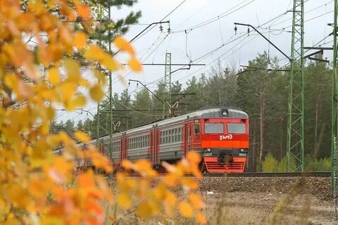 Едут электропоезда