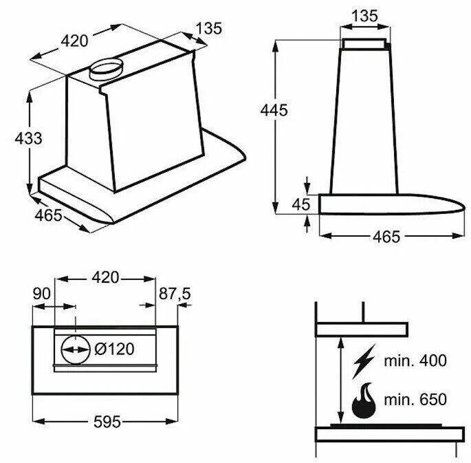 Вытяжка схема встройки. Eft531w вытяжка Electrolux. Каминная вытяжка Electrolux EFT 540 X. Вытяжка FALMEC схема. Схема встраивания вытяжки Electrolux.