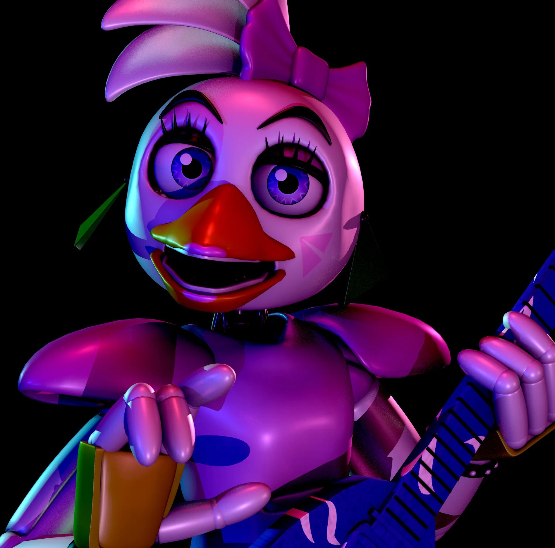 Глэм рок чика. Чика 2025 фнаф. монти фредди чика. fnaf 9 чика. глэм чика.