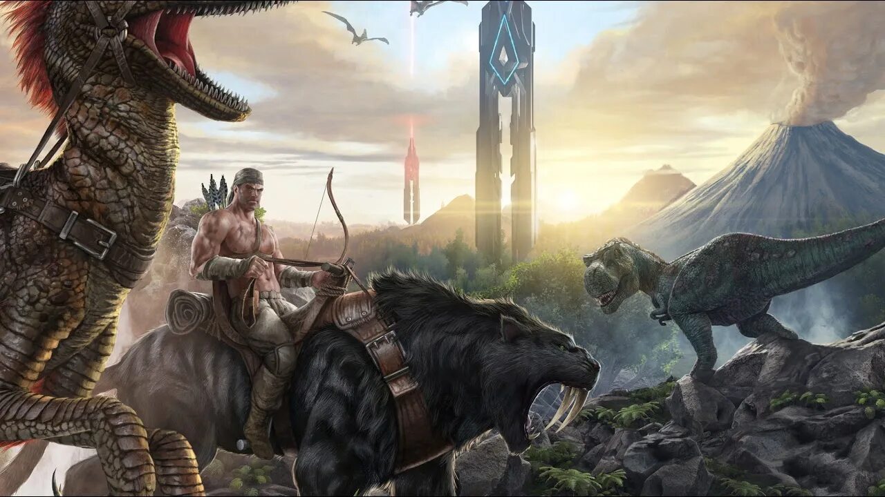 Экстишн арк город. Динозавры ark survival evolved выживание. Арк динозавры. Игра ark survival evolved. Арк картины.