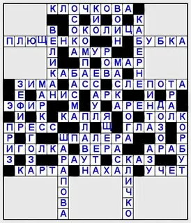 Это он все затеял сканворд 9