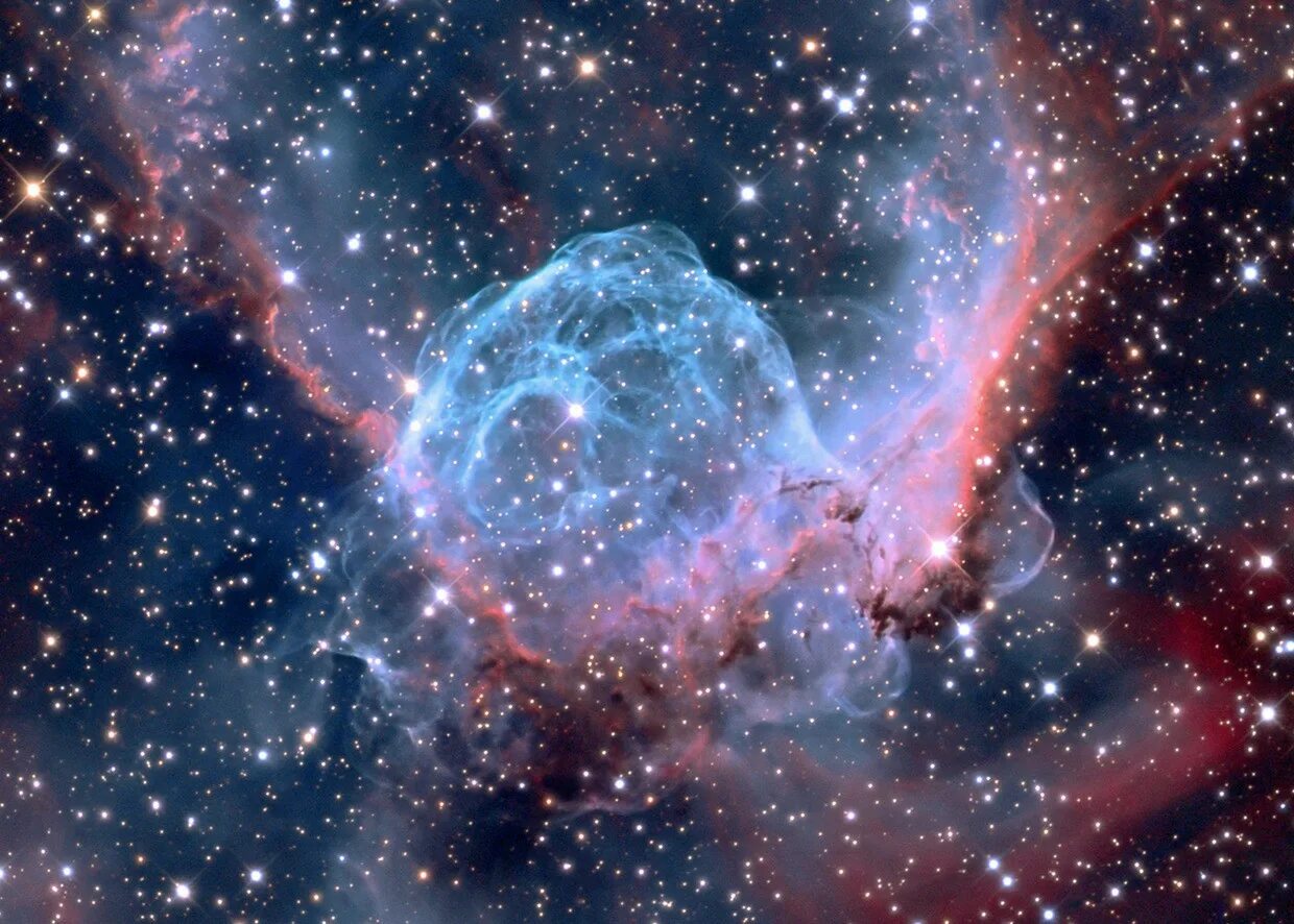 Туманность NGC 2359. Космос.