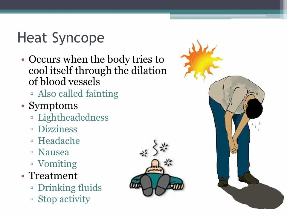 Occurred when. Heat Syncope. Syncope Fainting. Fainting презентация. Предложения с the cause of Fainting.