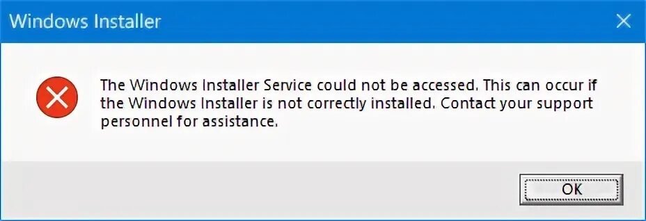Service could not be found