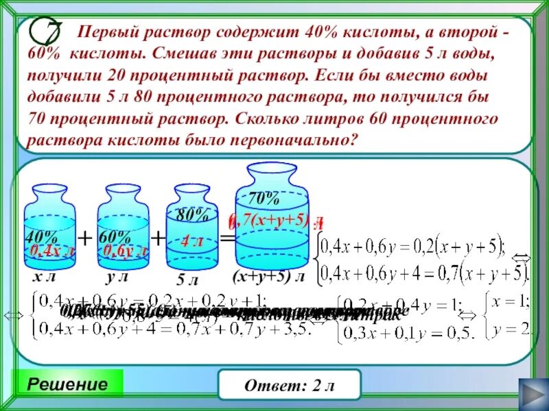 5 процентный раствор это сколько