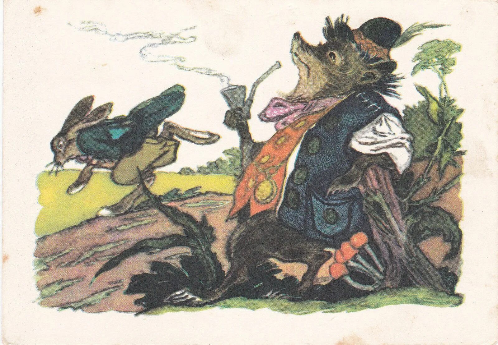 Басня еж