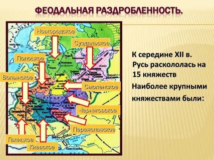 Феодальная раздробленность 12 13 век