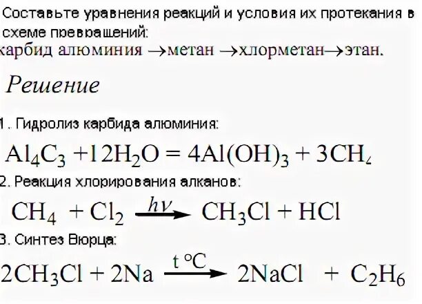 Уравнение реакции ментанв. Карбид кальция в Этан. Уравнение реакции метана. Укажите условия протекания реакций.