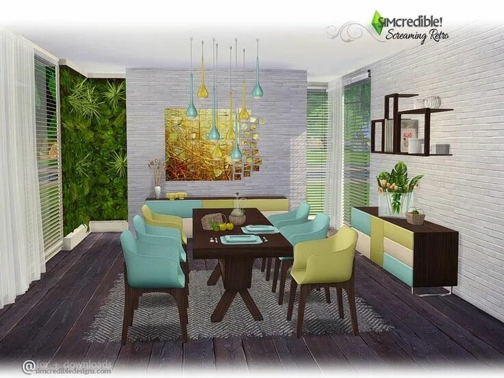 Симс 3 дизайнер интерьера как угодить клиенту. Столовая симс 4. simcredible sims 4. гостиная столовая симс 4. симс 4 интерьер столовой.