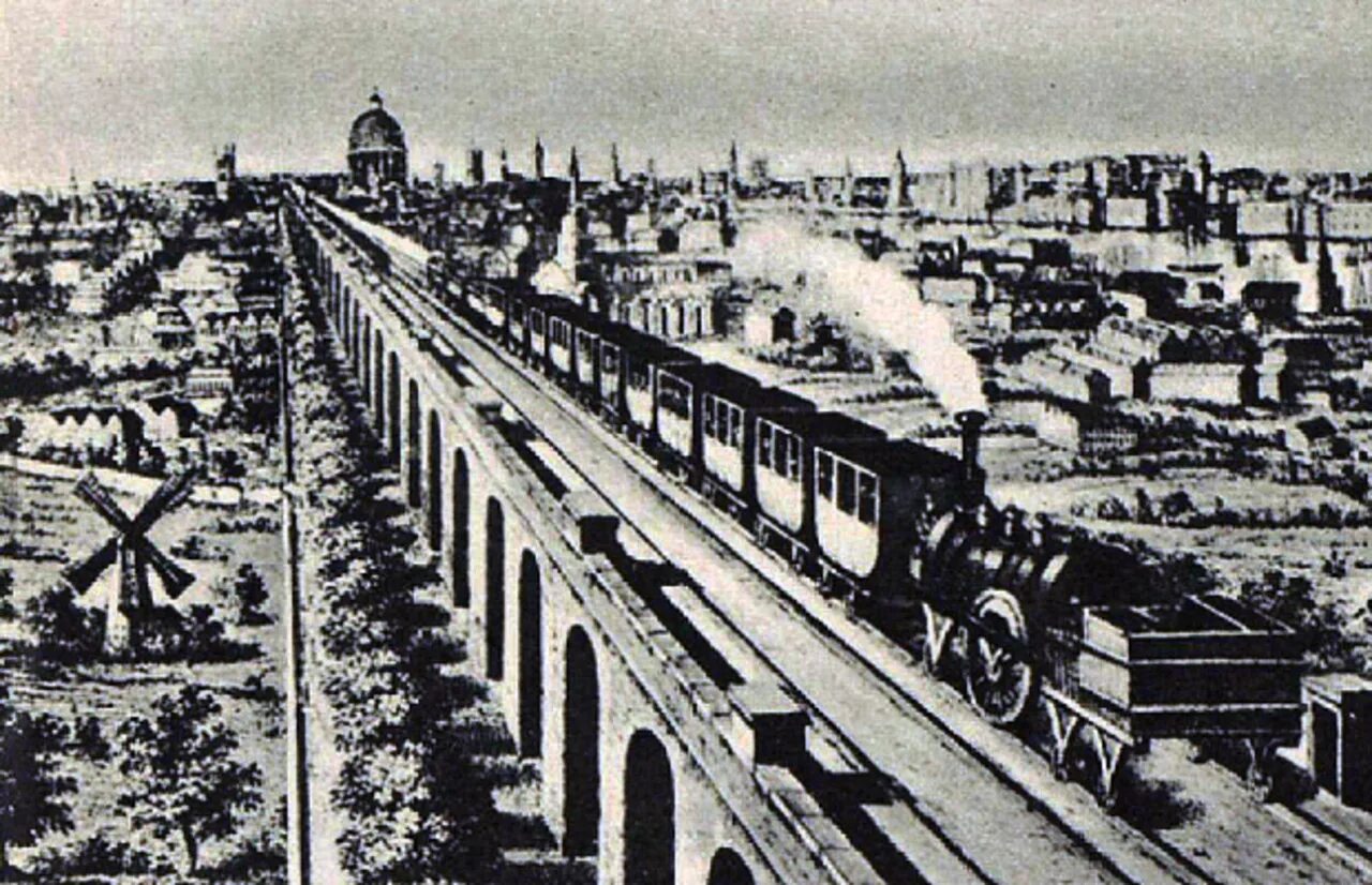 Первой железной дорогой соединили. Железная дорога Лондон-Гринвич. Железная дорога 1837. Мост железную дорогу Лондон — Брайтон. 1850 ЖД дорога Лондон.