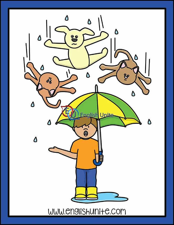 Raining cats and dogs идиома. Идиома дождь. Идиомы на английском. Английский язык. Английские фразеологизмы.