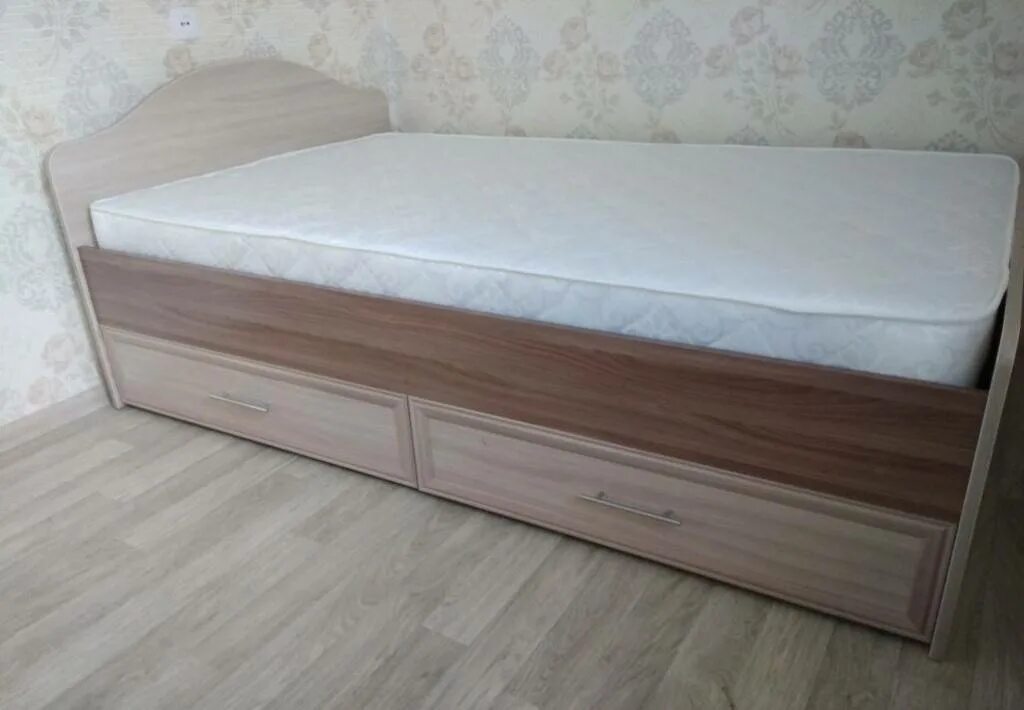 Купить Кровать односпальная 0,9м-1 (круглая спинка) по цене 5760 руб в Новосибир