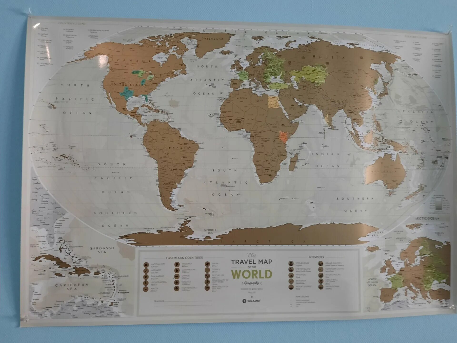 Мир география использования. Ламинированная карта. Карта Mira Travel.