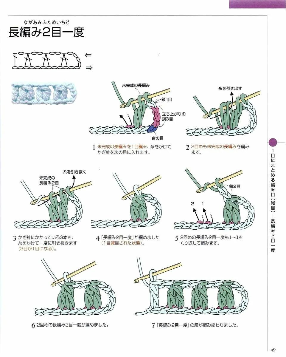 Техника японского вязания крючком. Японский самоучитель по вязанию крючком. Самоучитель по вязанию крючком Япония.