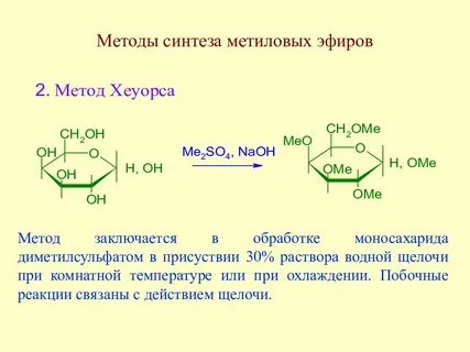 Глюкоза и метанол