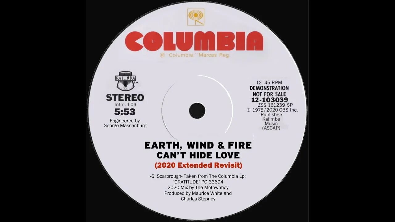 Can t hide me. 1975. earth, wind &amp; fire - gratitude. can&#039;t hide love.