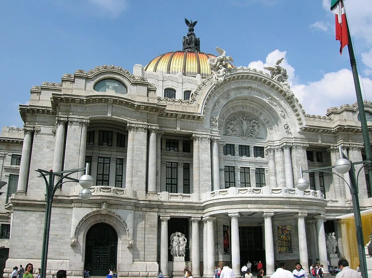 Bellas artes. Дворец изящных искусств (Мехико). Де Паласио. Паласио да Альворада фасад. Palacio de Oriente тунец.