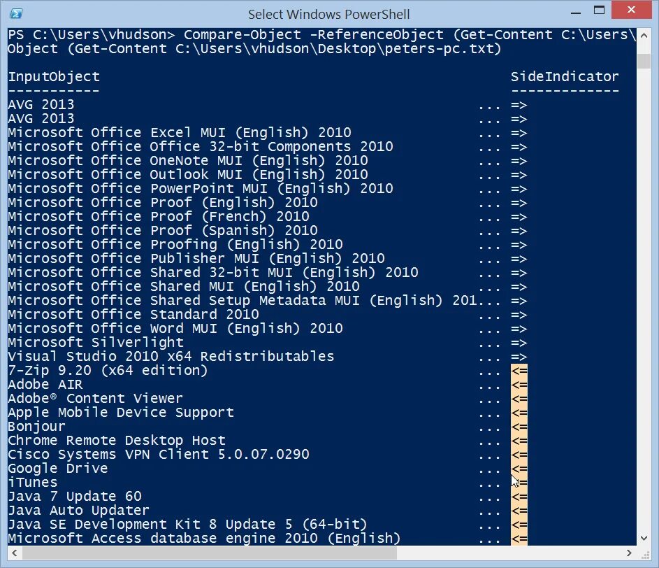 Microsoft POWERSHELL. Select Windows POWERSHELL. Язык программирования POWERSHELL. Возможности POWERSHELL. Compare 2 texts