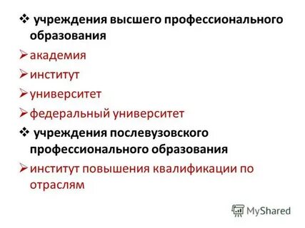 Что должно быть в академии