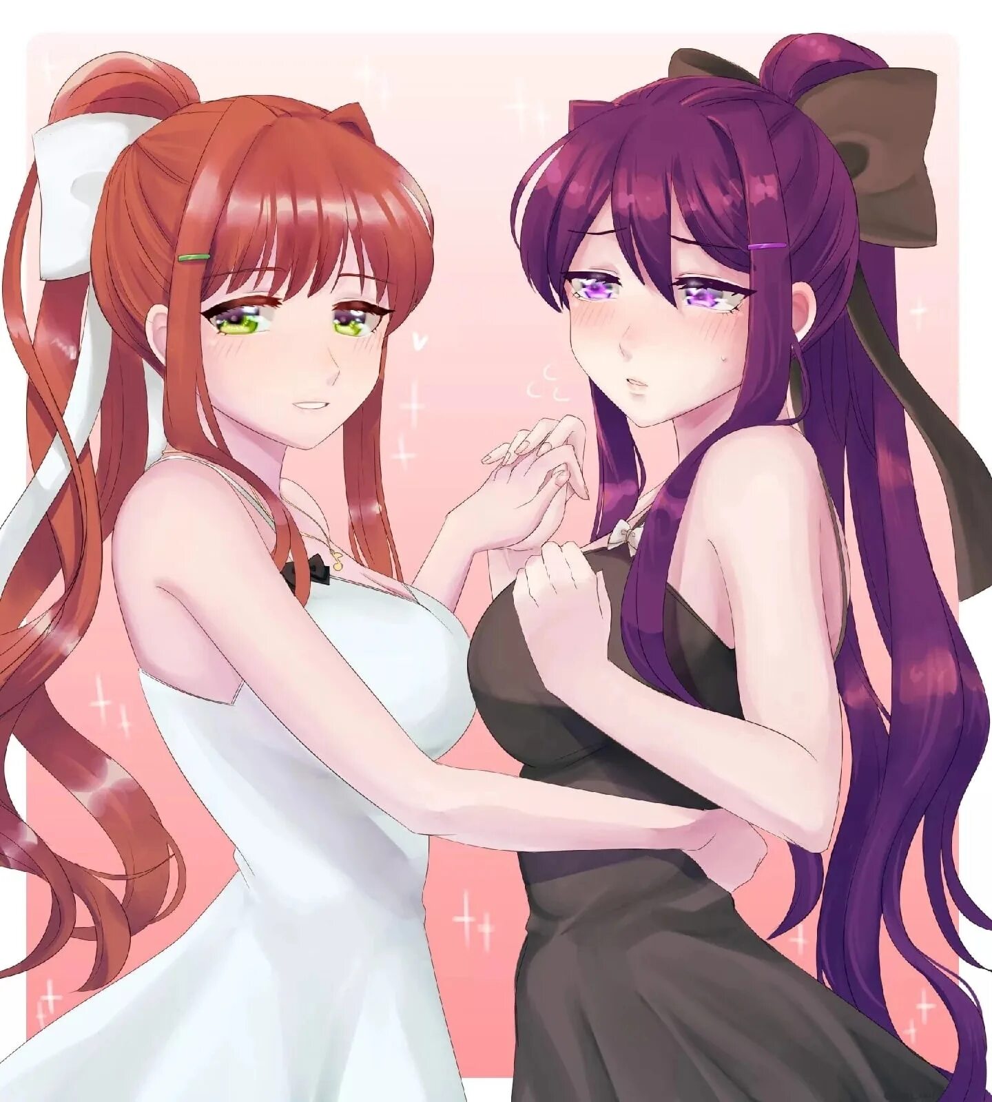 Покажи свой бюст юри. Ддлк юри и моника. ddlc юри моника. юри ддлц. доки доки 18 моника и юри.