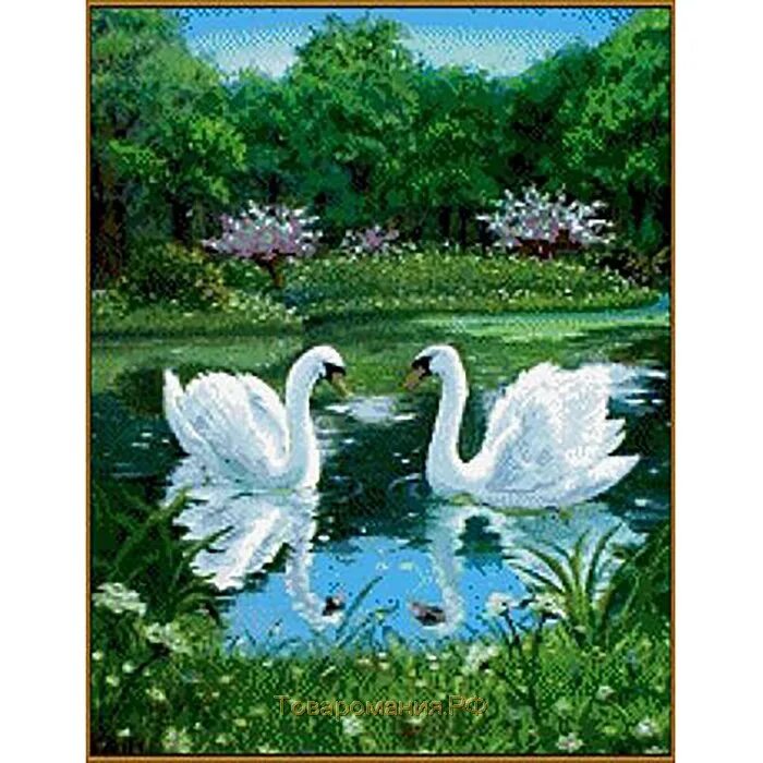 Мозаика лебеди. Алмазная мозаика «лебеди». Алмазная мозаика лебеди на озере. Алмазная мозайка лебеди. Алиазгая мозайка лебеди.