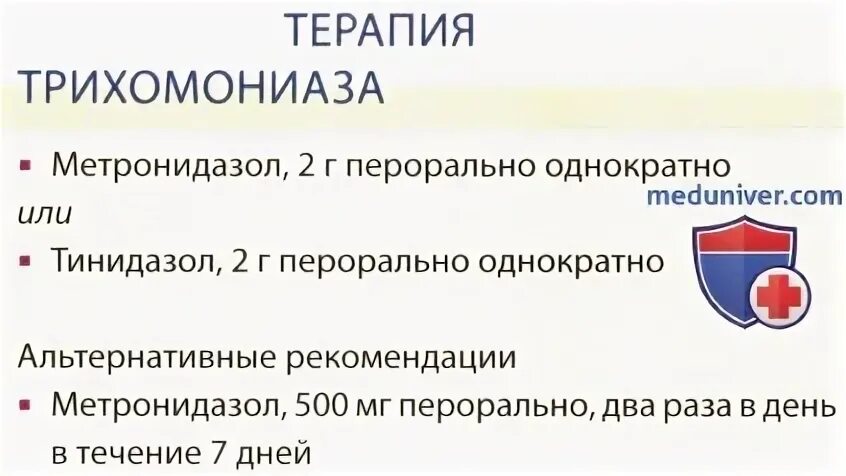 Чем лечить трихомониаз у женщин препараты