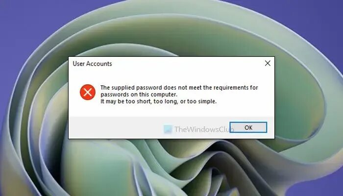 Does not meet requirements. Meet requirements.