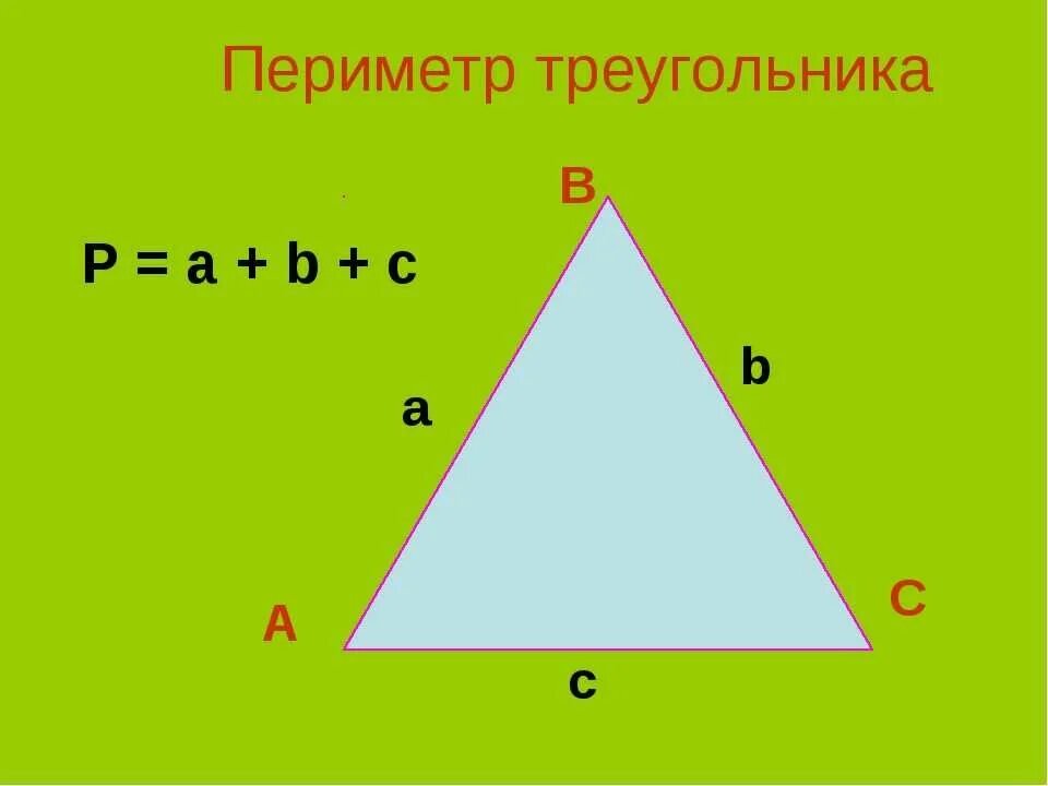 Как найти периметр треугольника