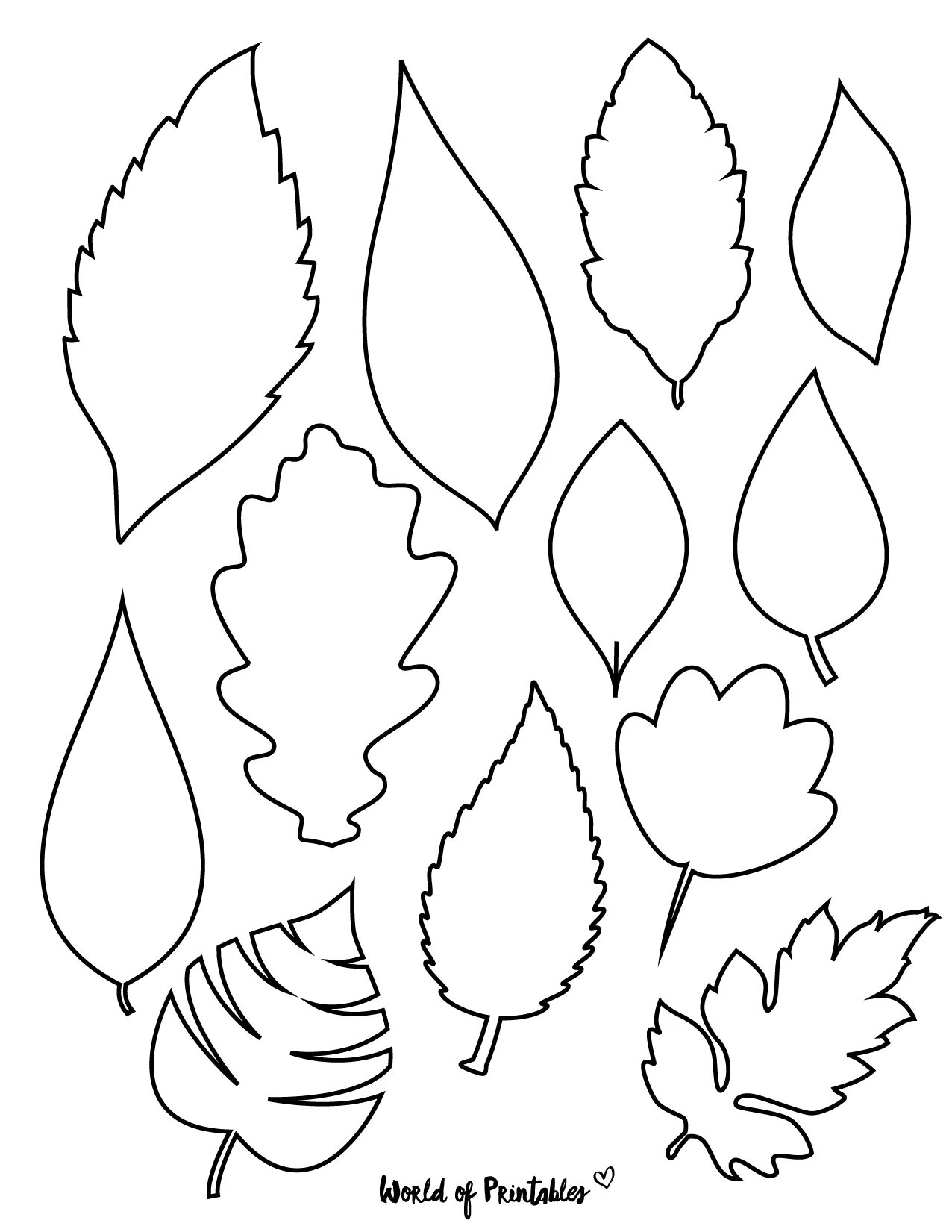 Fall Leaf Pattern Printables - Just Paint It Blog Fall leaves coloring pages, Le