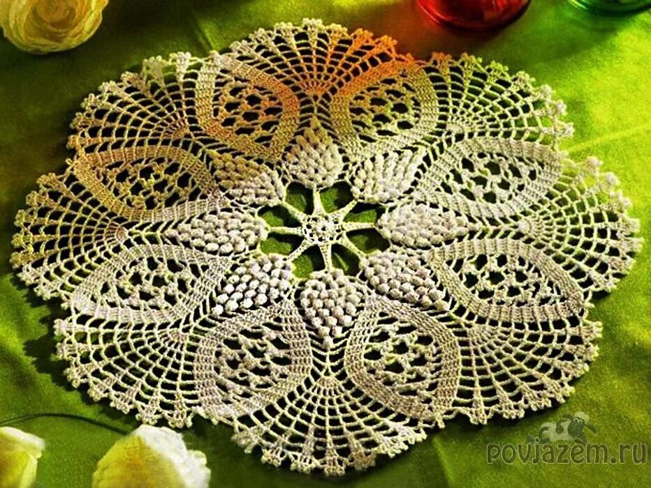 МК салфетка Doily. Салфетка Шерри крючком. Объемная вязаная салфетка. Круглая салфетка крючком. Крючком очень красивую салфетку