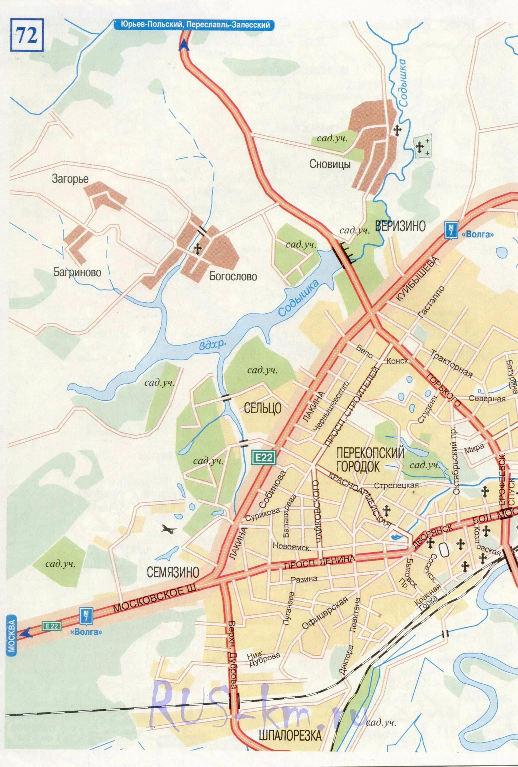 Карта владимира дороги. Карта Владимира с районами города.