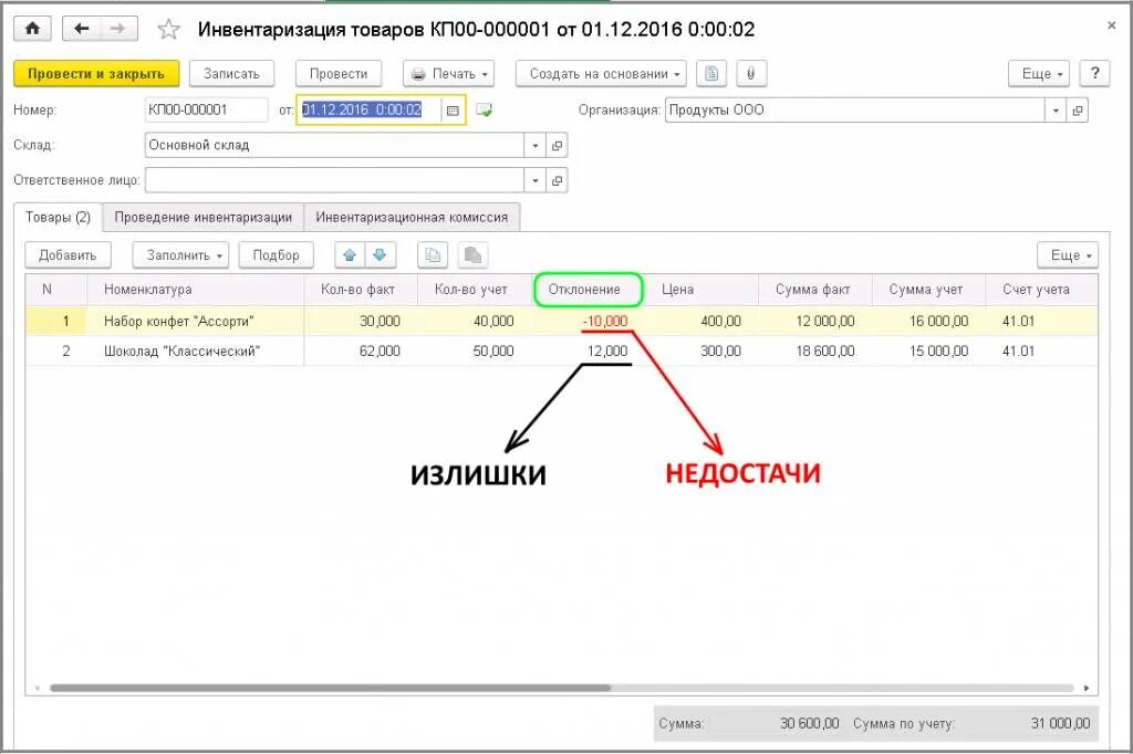 Инвентаризация розницы. Оприходование и списание товаров. Оприходование товара в 1с 8.3. Документ оприходования товаров в 1с. Оприходование товаров в 1с8.