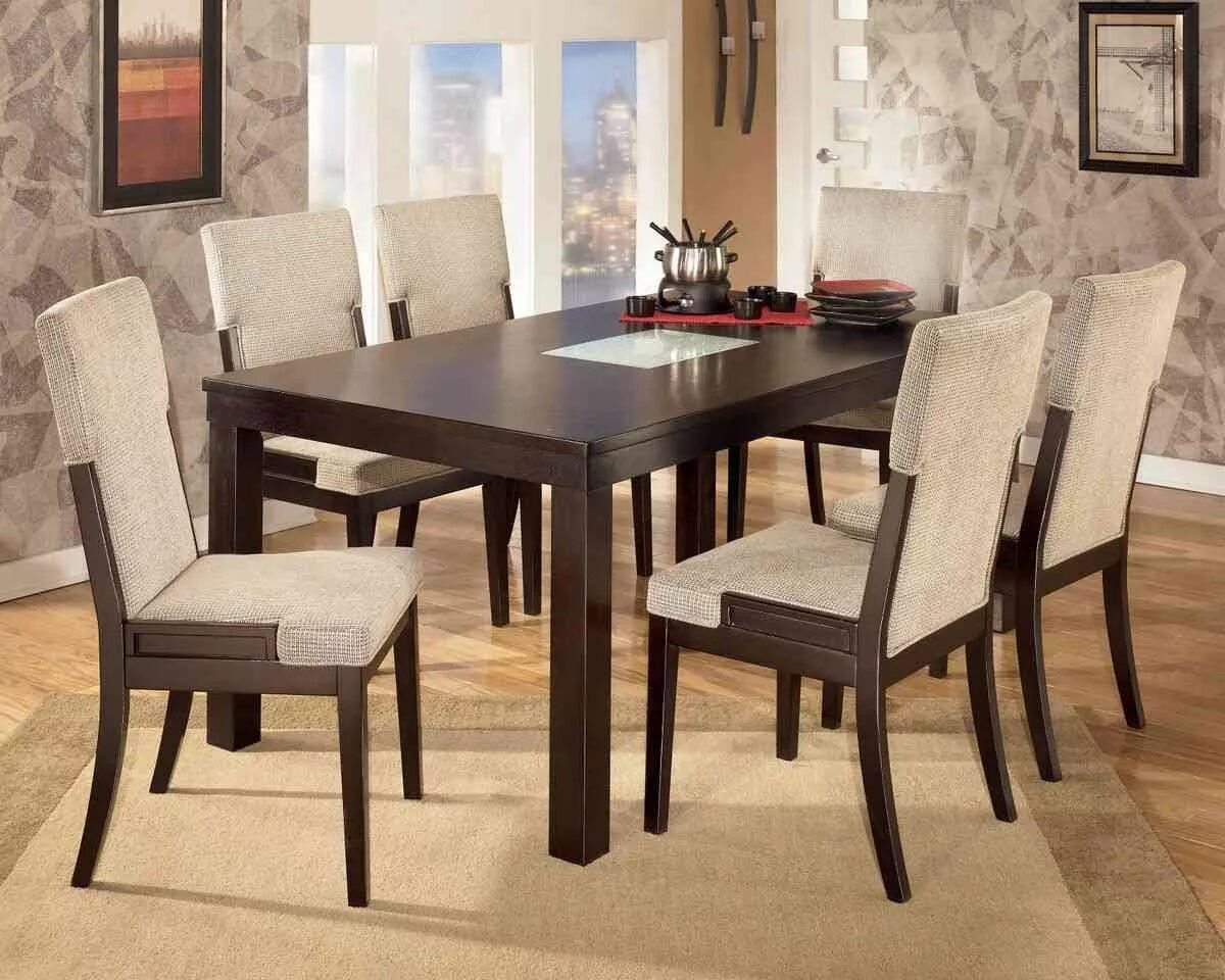 Столы стулья кухонные москва. Стол обеденный Grindleburg, Ashley Furniture. Обеденный стол Orlando Wood Table. Стол и стулья для гостиной. Кухонный стол и стулья.