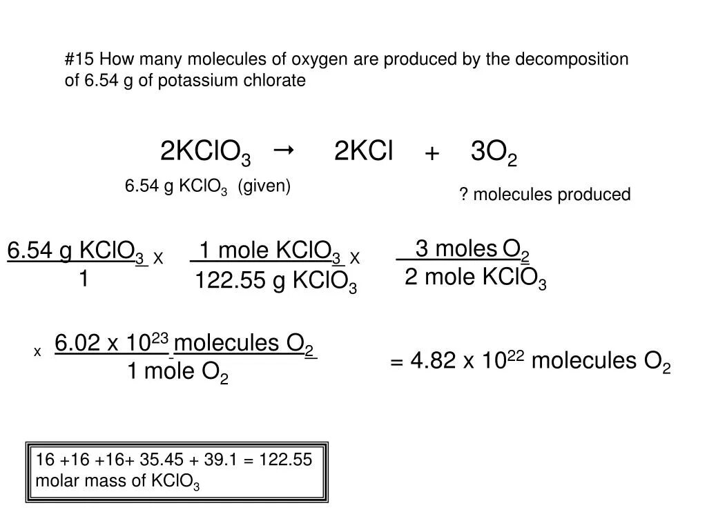 Разложение хлората калия. KCLO разложение. Kcl03 разложение. Молекулярная масса KCL. Хлорат калия kclo3