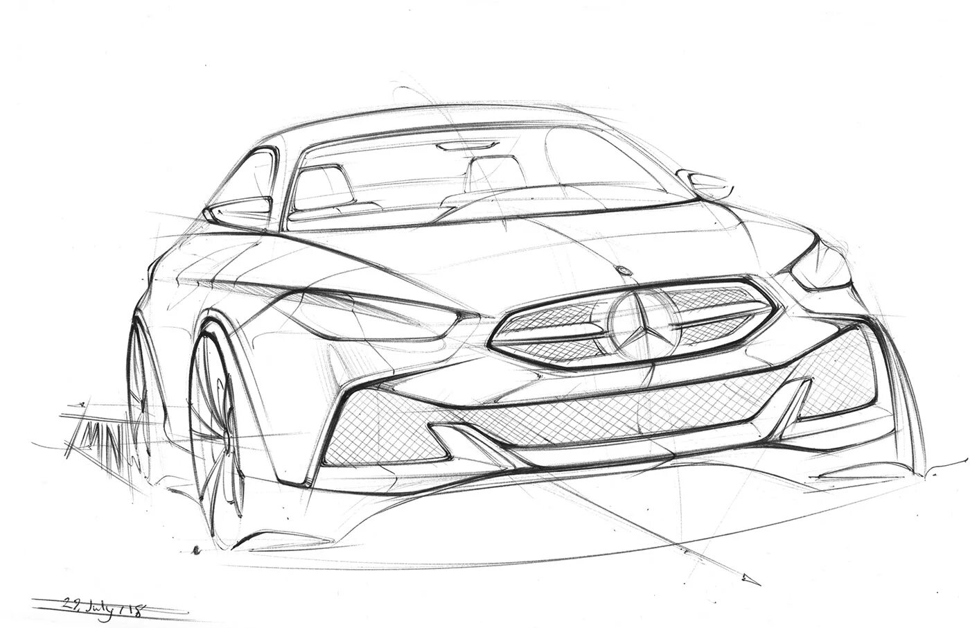 Sketch design portray