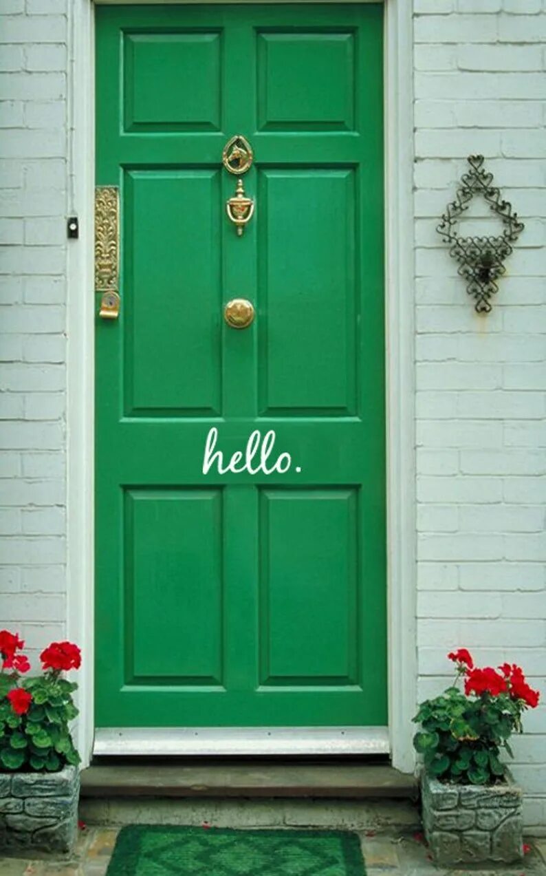 Входная дверь. Зеленая входная дверь. Изумрудная входная дверь. Салатовая дверь.