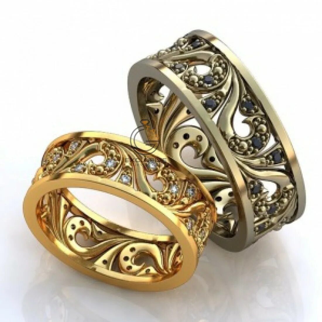Червленое серебро. Необычные обручальные кольца. Красивые обручальные кольца. Обручальные кольца парные. Дизайнерские обручальные кольца.