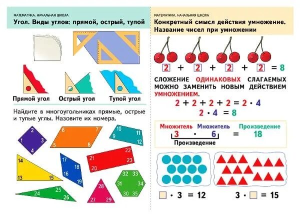 Инфографика в начальной школе на уроках математики. Наглядность для начальной школы. Виды углов. Инфографика для математики. Метод примера в начальной школе