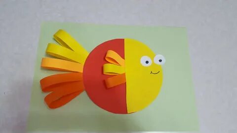 Как сделать рыбки из цветной