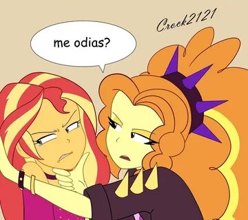 2765575 - safe, artist:crock2121, adagio dazzle, sunset shimmer, equestria girl