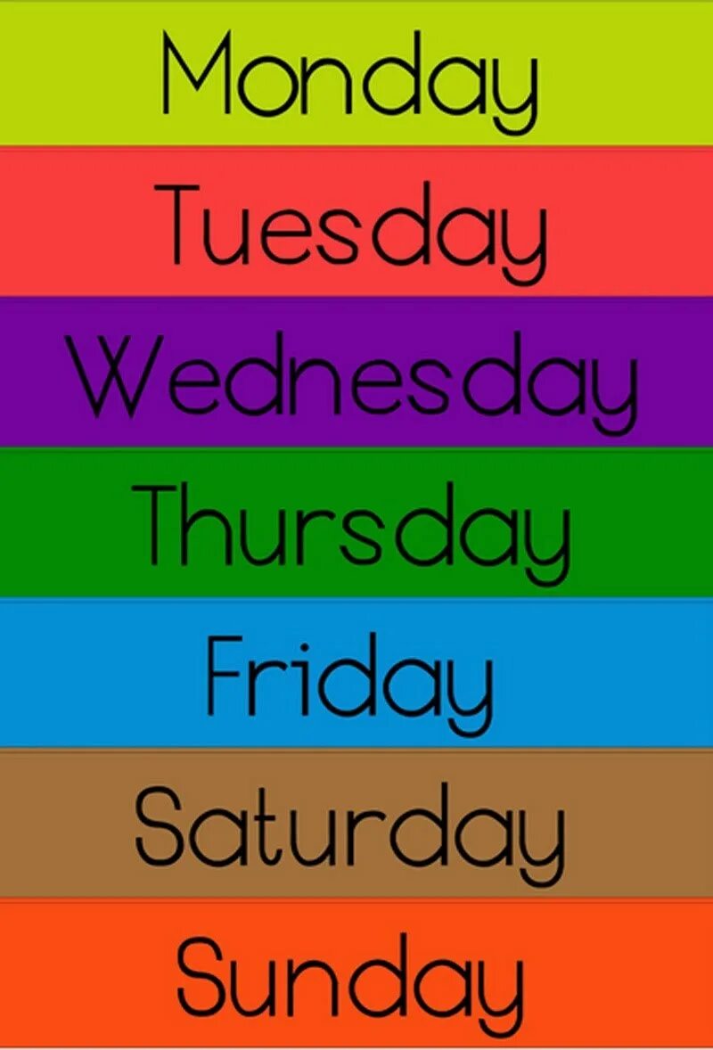 Days of the week. Days of the week картинки. Дни недели English. Дни недели Flashcards.