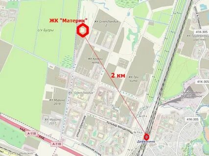 Воронцовский бульвар мурино на карте