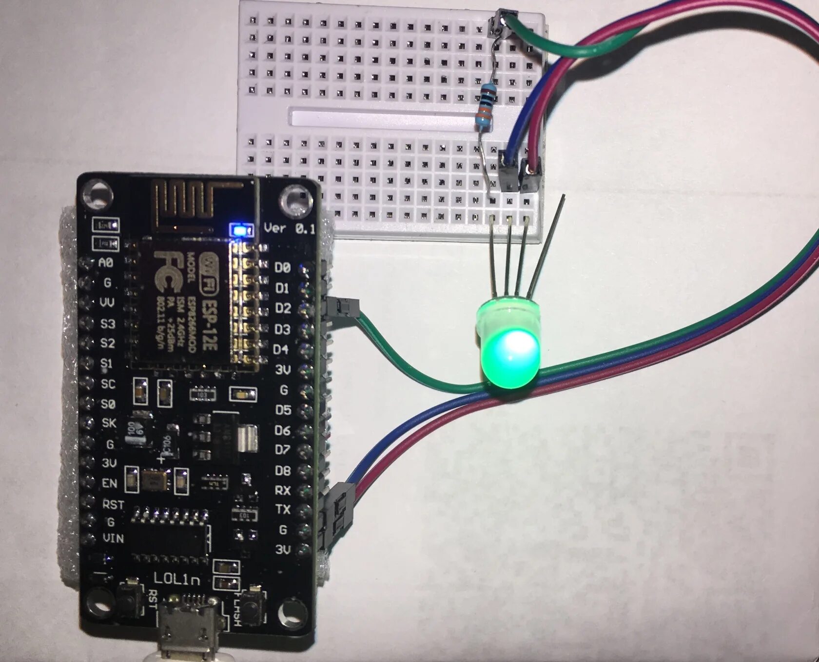 Esp8266 светодиоды