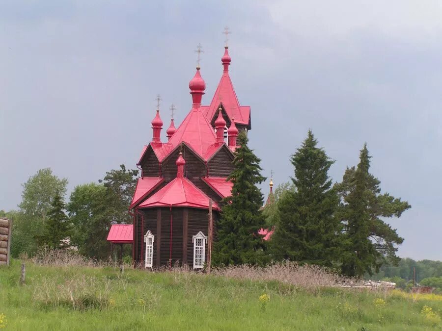 Село болотное. Новосибирская обл. Болотное храм деревянный. Церковь Турнаево.