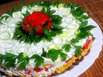 Вкусные праздничные салаты фото
