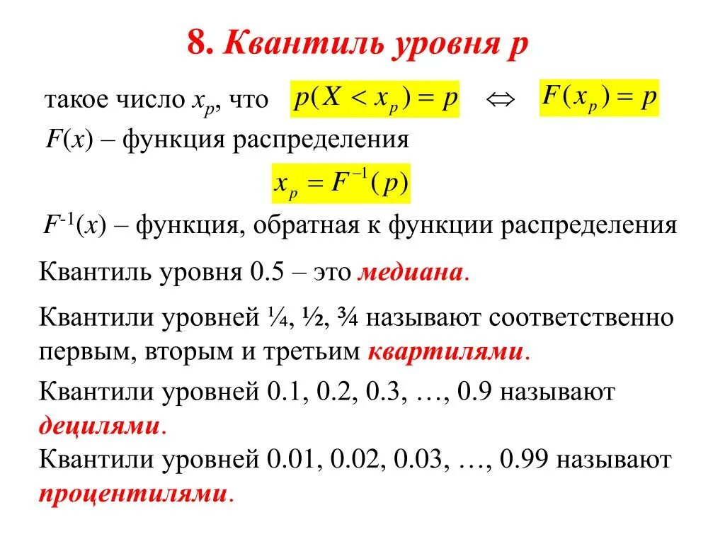 Находим нулевой уровень уровнем. Квантиль случайной величины формула. Квантиль функции распределения случайной величины. Квантиль функции распределения. Квантиль уровня p случайной величины.