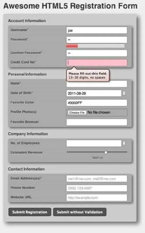 Html5 форм. Html5 формы. form html5. registration form html. анкета web.