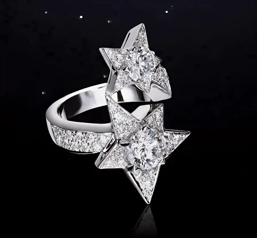 Chanel comete. Comete ювелирные украшения Chanel. Кольцо Chanel Comete Star Diamond Ring j0387. Кольцо Комета Шанель. Кольцо Шанель со звездой.