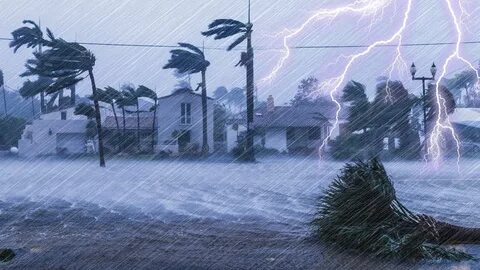 Windy rain