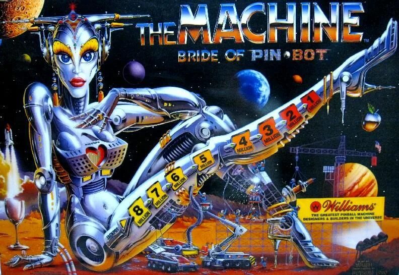 Pin bot. Bride of pin-bot. пин бот. pinball 2025 постер. пин бот робот.